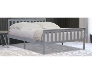 4ft6 Double Marnel Grey Wood Finish Bed Frame